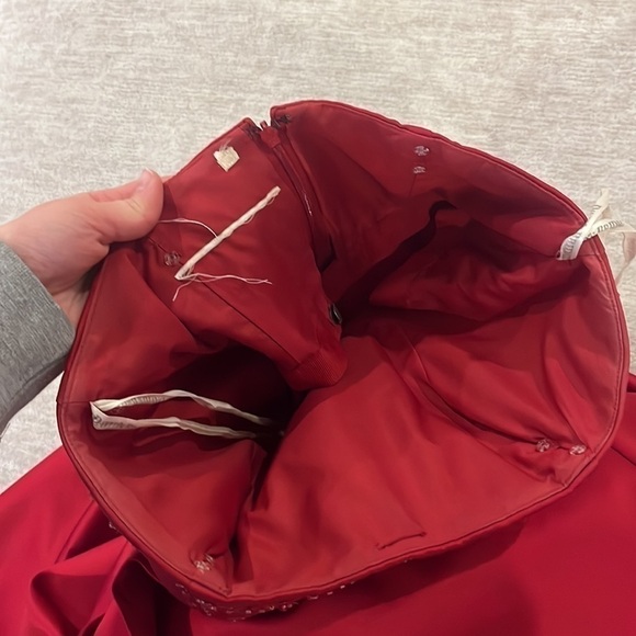 Red 90s prom dress - Picture 6 of 8